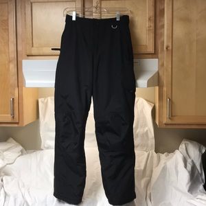 SLALOM.  YOUTH; large; black.  Snow pants.